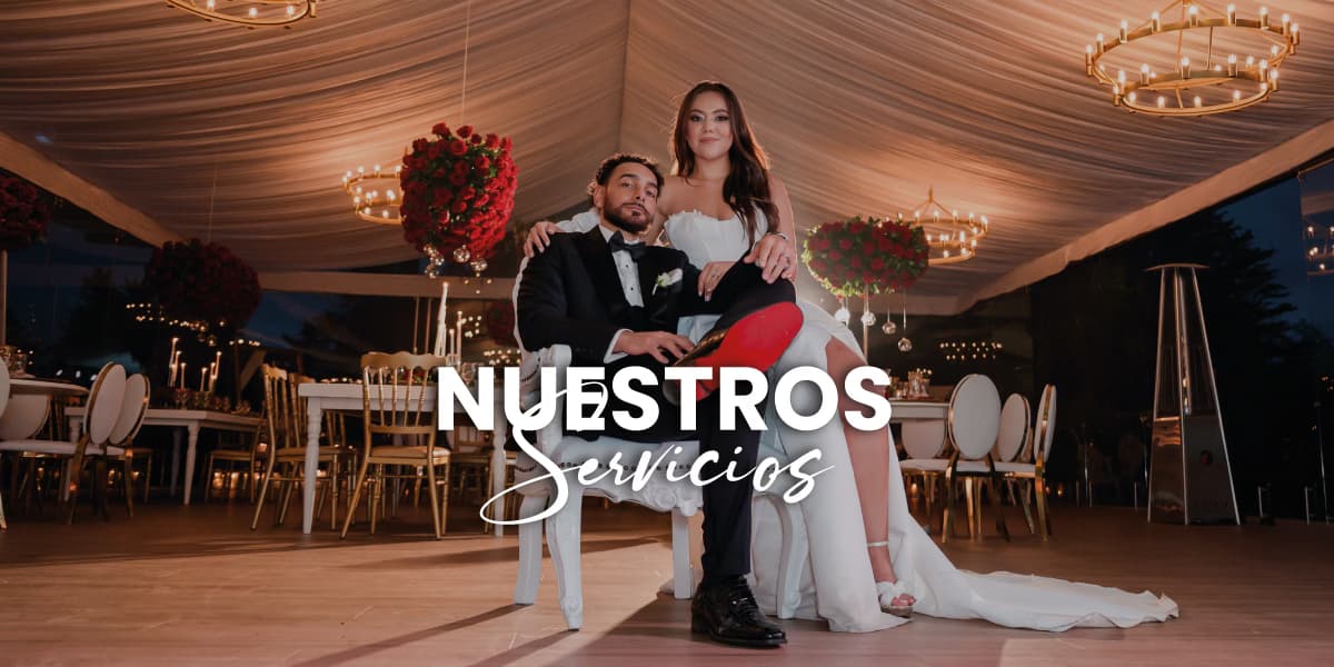 Banner de servicios ofrecidos por Humadi Eventos en Quito